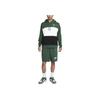 Nike Мужская флисовая куртка с капюшоном Club+ Color Block Цвет: Еловый зеленый / Белый FB7416-323