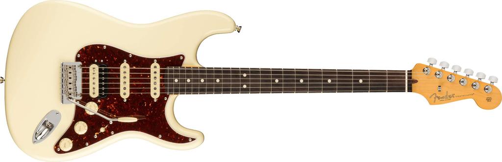 Fender Electric Guitar American Professional II Rosewood Olympic White Stratocaster® HSS, Fingerboard,
