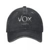 Мода Espana Vox Logo Spain Бейсболки унисекс стиль состаренный стираный Snapback Hat Кепка для активного отдыха Кепка