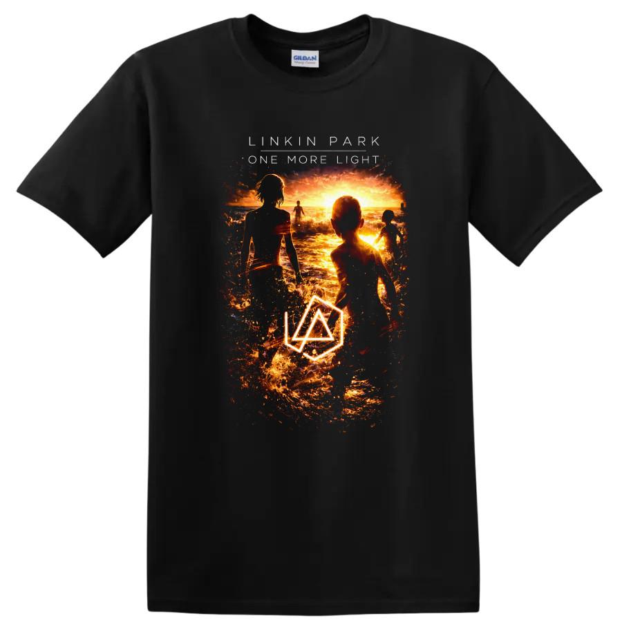 One More Light T Shirt Vintage Classic Rock Album Art Sunset Swim Tee