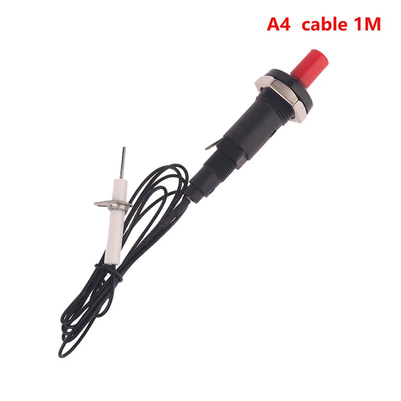 1 Выход 1/2 Комплект пьезорозжига с кабелем длиной 50/100 см Кнопочный Духовка Плита Барбекю Кемпинг Кухонные Зажигалки Аксессуары