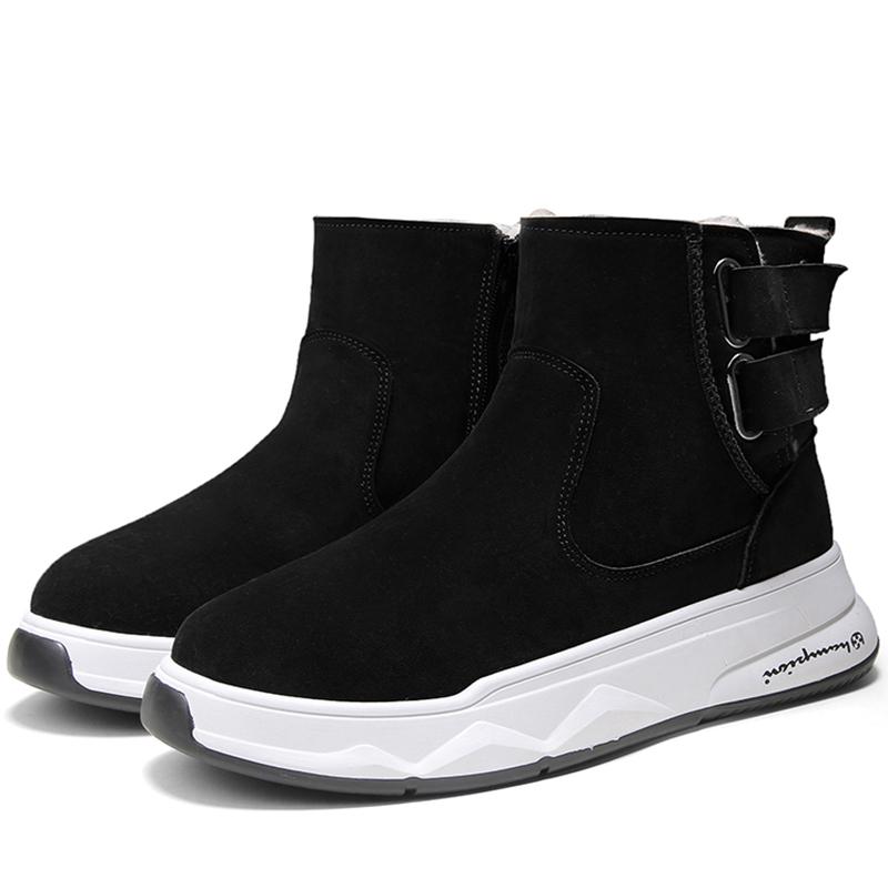 Мода 2024 Новые Ботинки Мужские Модные Рабочие Ботинки Мужские Теплые Меховые Ботинки Для Сноуборда Мужская Повседневная Обувь С Пряжкой Удобные Мужские Кроссовки Кроссовки Для Отдыха На Природе