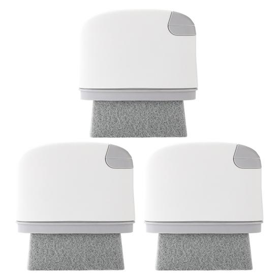 Щетка для чистки оконных пазов 2-в-1 Портативный захват для волос в дверных пазах