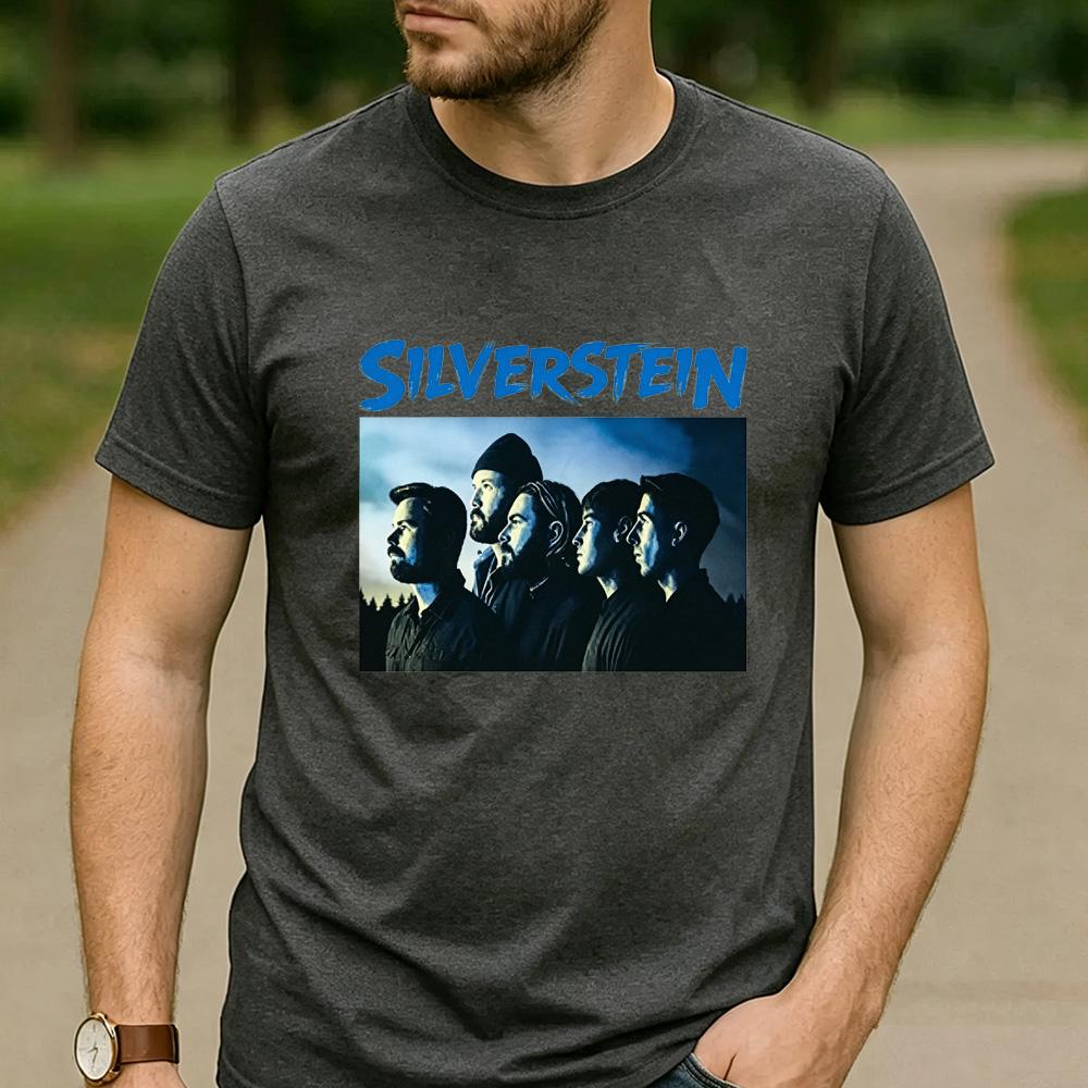 Silverstein Out Of This World Cotton T Shirt PostHardcore Band Graphic Unisex Short Sleeve Casual Streetwear Daily Music Tops