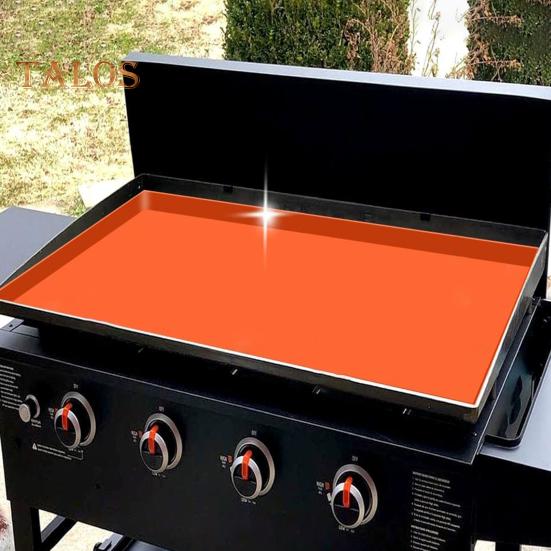 Защитный коврик для сковороды, большой пылезащитный, моющийся, удобный, силиконовый, барбекю, гриль, верхняя крышка, товары для дома