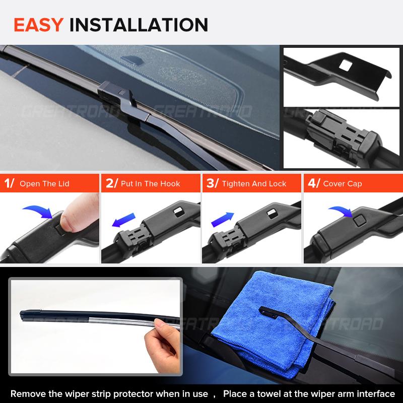 Для Opel Zafira Tourer C 2012-2020 2013 2014 2015 2016 2017 2018 Дворники Передние щетки стеклоочистителя Лобовое стекло Окно 30"+28"