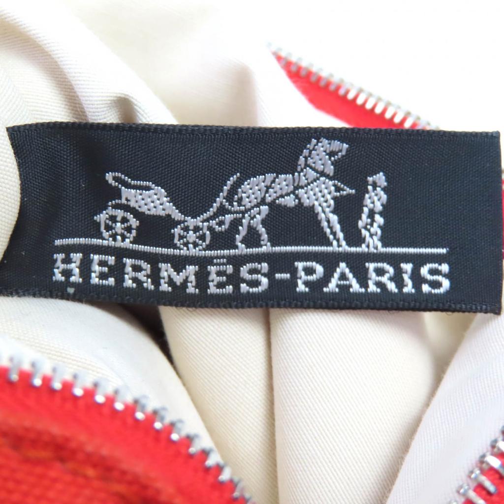 Отличный чехол HERMES Bored porch PM Оранжевый хлопок Женский Б/У