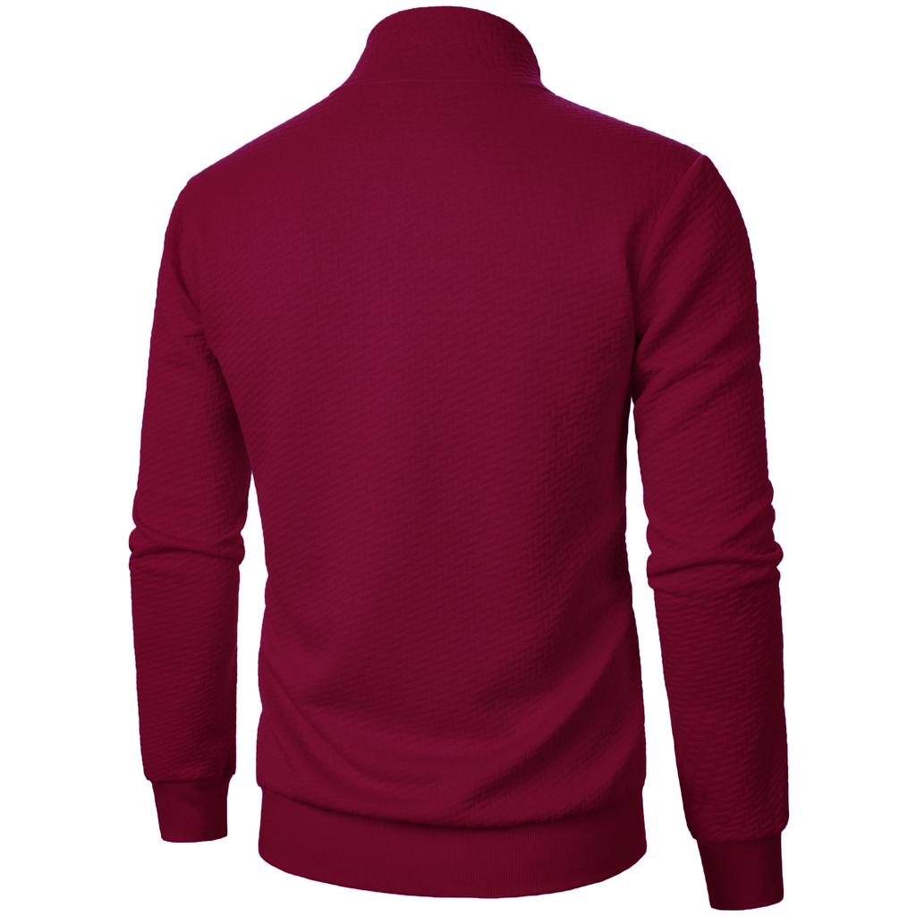 Мужские осенне-зимние длинные куртки на молнии, спортивные повседневные тонкие бархатные толстовки на молнии, толстовки, мужские модные спортивные костюмы с воротником-стойкой Yasheng