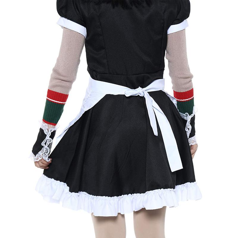 1 шт., ролевой костюм, фартук на талии, колготки, подарок для кухонной вечеринки, однотонный кружевной фартук, официант, подарок для парного костюма