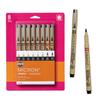 Sakura Pigma Micron Ink Pen Set Blister Card Pack Black 30067 8 шт./набор