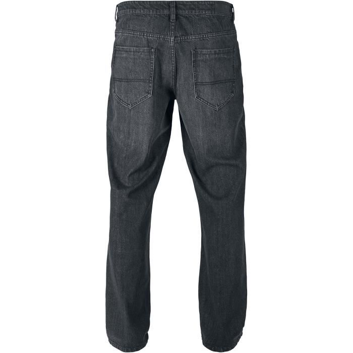 Мужские джинсы Urban Classics Loose Fit - Черные - Свободный крой - Стандартная посадка