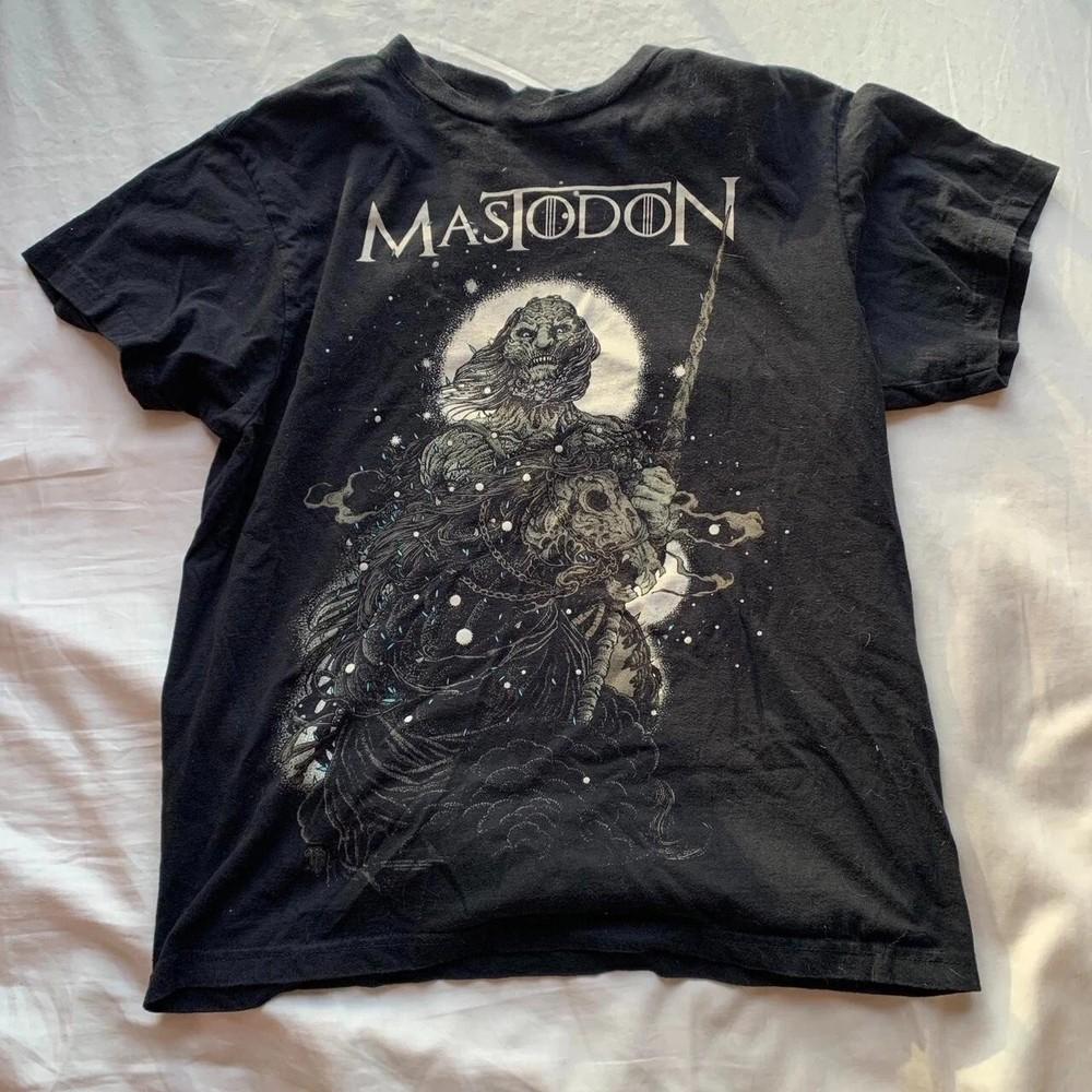 Mastodon rock tour concert short sleeve classic black color shirt PP2361