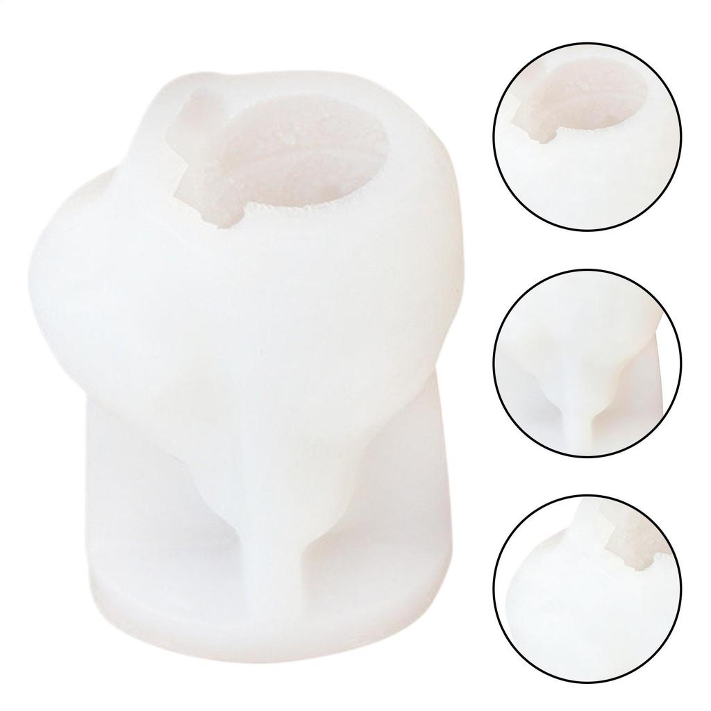 Силиконовые формы для Пасхи Милые Гибкие Материалы для DIY-творчества Пасхальные формы Силиконовый кролик Декор для изготовления мыла свечей Смола Эпоксидная Воск