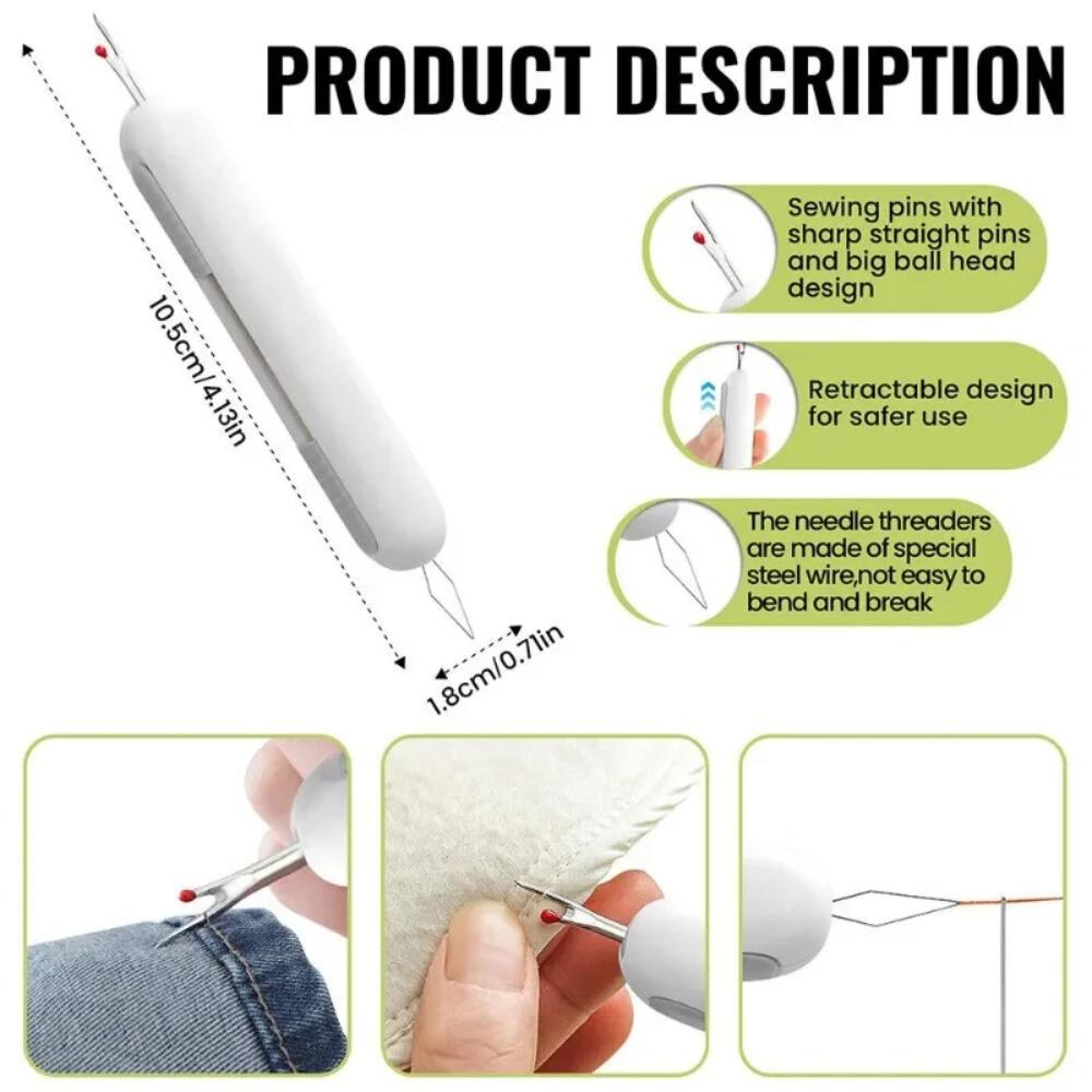 2 в 1 нитевдеватель вспарыватель швов устройство для удаления стежков бытовой инструмент нитевдеватели для ручного шитья аксессуары для швов