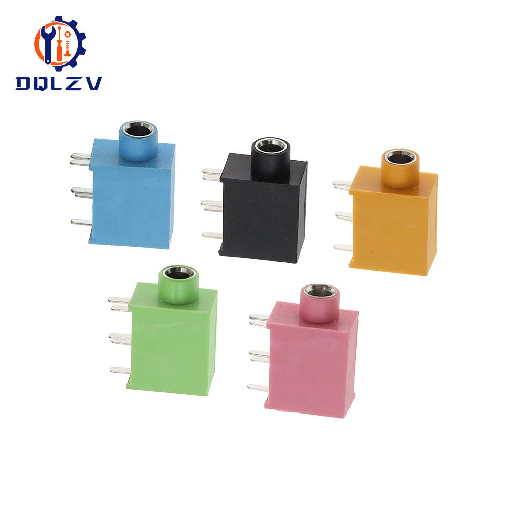 3.5MM Audio Headphone Jack Connector PJ-325 Stereo Audio Earphone Connectors 3.5 PJ-325 Audio Jack Socket Multicolor