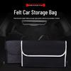Felt Car Trunk Organizer: Large Capacity Tool and Storage Bag