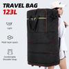 Air Consignment Bag Large-capacity Retractable Folding Travel Bag Universal Wheel Moving Travel Nylon Cloth Duffel Bag