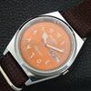 АВТОМАТИЧЕСКИЕ ВИНТАЖНЫЕ ВОССТАНОВЛЕННЫЕ SEIKO 5 6309A ЯПОНИЯ МУЖСКИЕ ОРАНЖЕВЫЕ ЧАСЫ a442623-1