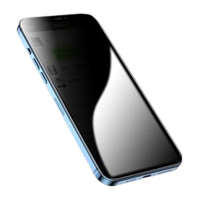 Высокопрозрачная полноэкранная закаленная защитная пленка Anti-Peep для iPhone 12–16 Pro Max