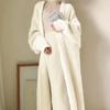 Autumn and Winter Women's Sweater Long Mink-like Wool Cardigan Loose Thick Mid-Length Idle Style Knitted Coat