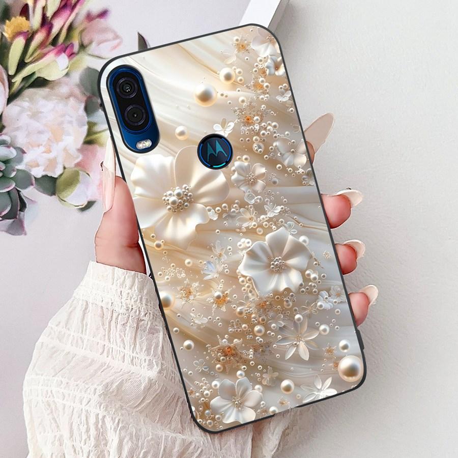Чехол для Motorola One Vision Чехол ONEVision Модный Расписной Силиконовый Мягкий Задний Чехол Для Motor One Macro Чехол Защитный Корпус