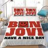 Exquisite B-Bon J-Jovi Duvet Cover Pillowcases Bedding Set, for students Adult Girl Boy Bedroom Decoration Gift,Birthday Gift
