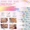 Набор ручек для ногтей: Высококачественные акриловые маркеры на водной основе быстросохнущие цветные для ногтей, 30 мл