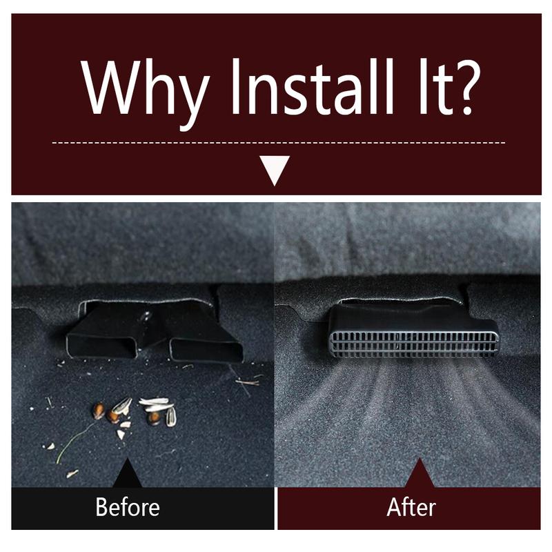 Для GEELY GALAXY E5 / EX5 2024 2025 Аксессуары Автомобиль Под сиденье Пол Воздух Кондиционер Вентиляционное отверстие Выходное отверстие Пылезащитная крышка Защита