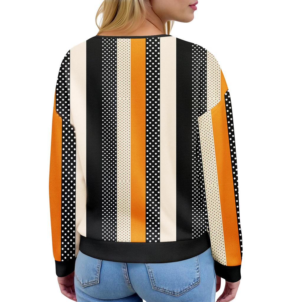 Женские повседневные рубашки с длинным рукавом, топы на пуговицах с V-образным вырезом, свободный трикотаж, осенние фавориты для женщин