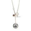 HERMES Колье K18 Розовое Золото/Серебро925 Женское