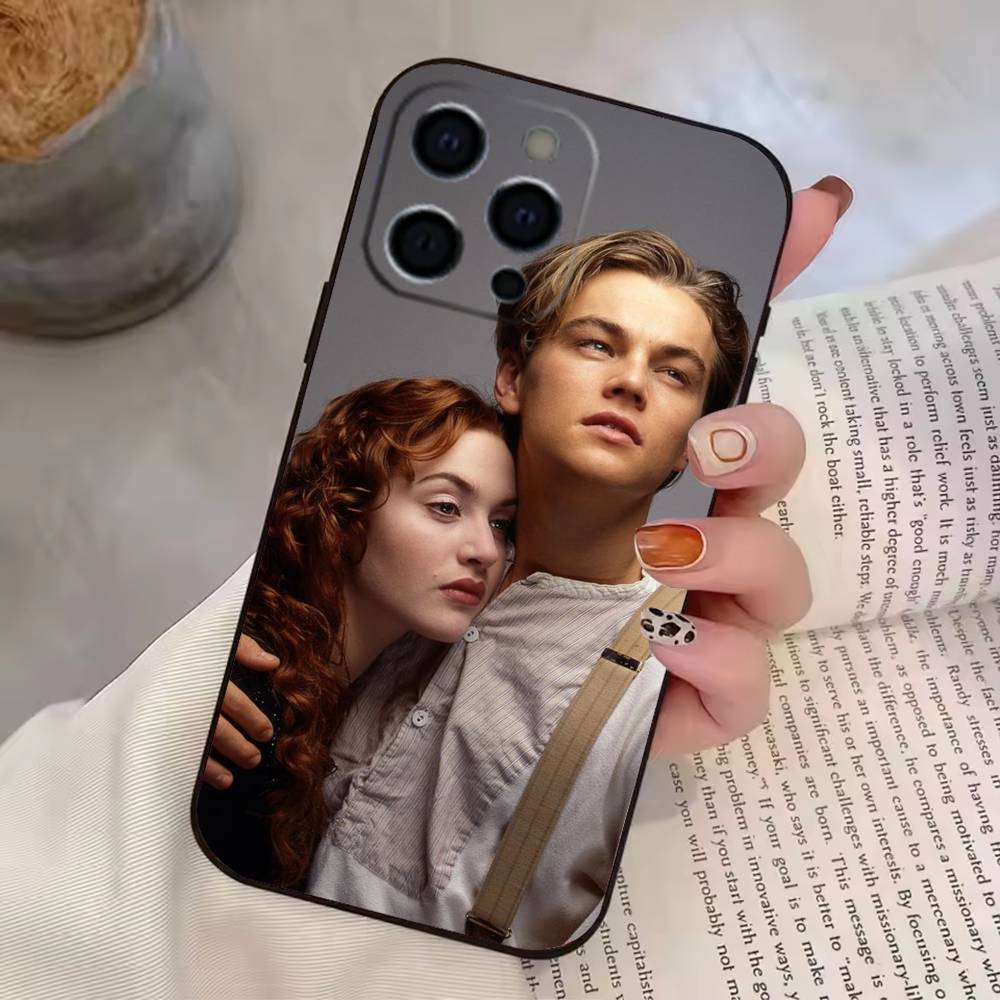 Titanic Phone Case For iPhone 17,16,15,14,13,12,11 Plus,Pro Max,XS,Soft Silicone Black Cover