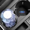 2025 Hot For Ford Turned Fur Car Coasters Non Slip Round Mat Coaster Heat Insulating Mat For Ford Focus 2 3 Mondeo Kuga Fiesta M