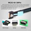 cablecc Mini Cool Edge IO MCIO 4X to NVME PCIe Cable for Mainboard SSD U.2 SFF-8639 PCI-Express