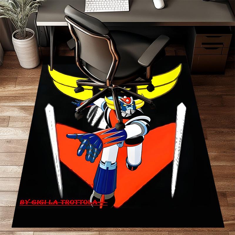 1pc UFO Robot Grendizer8 Design Printed Area Rug Carpet for Bedroom Living Room Home Decor Rugs Mat Non Slip Mat Rug for Bedside
