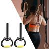 2Pcs Gymnastics Rings with Straps Versatile Gym Pull Up for Full Body Workout Shoulder