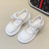 Kids Mary Jane Shoes Elegant Lace Bowknot Girls' Flat Leather Shoes for Wedding Party Versatile Fashion Children Princess Shoes
