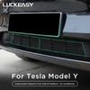 Для Tesla Model Y 2023 Кондиционер, воздухозаборник, экран от насекомых, передний бампер, воздухозаборник, фильтр, аксессуары, решетка бампера, вставка