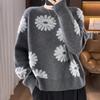 Sweater for Women Autumn Winter Thickened Pullover Warm Knitted Stretchy Long Sleeve Oversize Jumper Tops