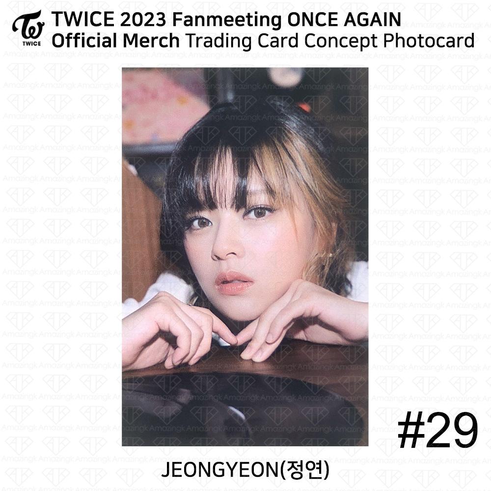 Twice Фан-встреча «ONCE AGAIN» в честь 8-й годовщины. Всплывающая карточка с коллекционной карточкой MD.