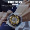Men's Waterproof Digital Sports Watch LED Display Shock Resistant Outdoor Wristwatch