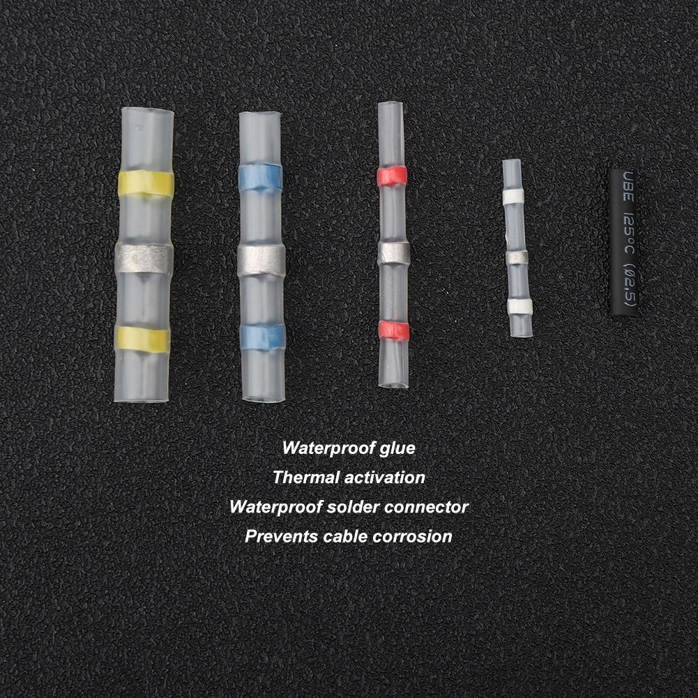 300 шт. Паяльная гильза, клемма для провода, сварное соединение, термоусадочная изоляция, водонепроницаемая