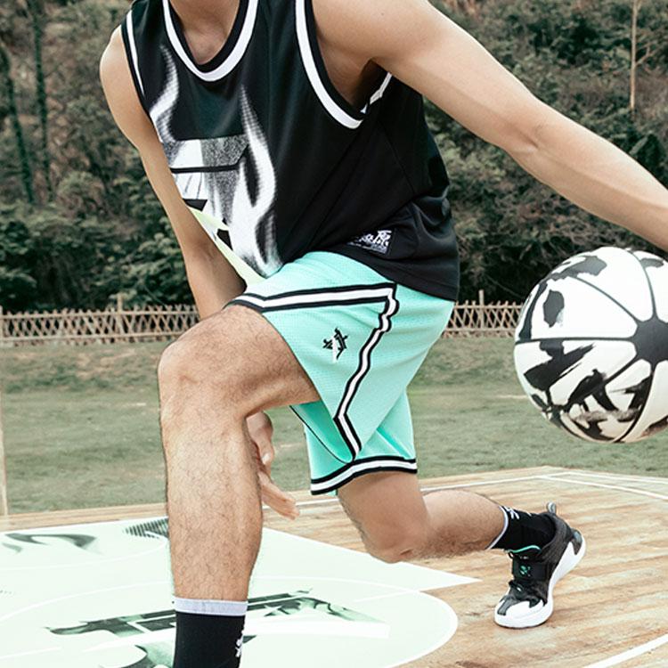 Anta Basketball Collection Basketball Shorts Men's Green 152131214-3