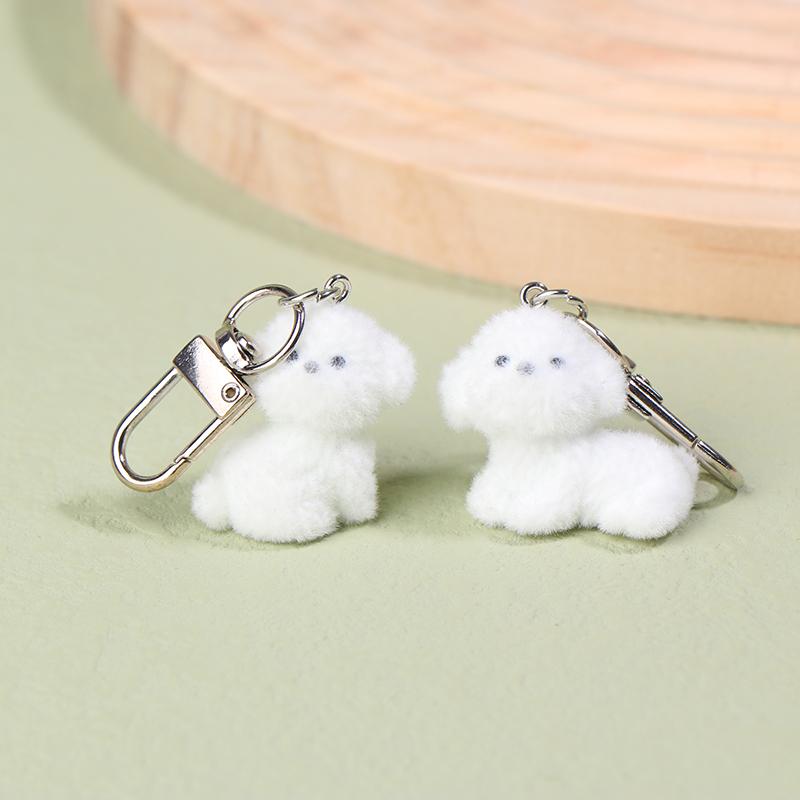 Милый 3D брелок в виде собаки, собачка, пара, мобильный телефон, брелок для автомобиля, наушники, рюкзак, подвески, сумка, декор