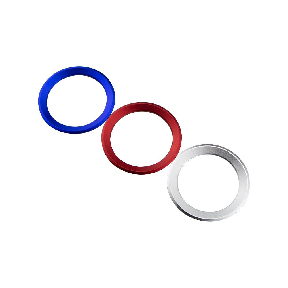 Наклейка на руль автомобиля Алюминиевый круг Логотип Накладки Крышка для BMW 1 2 3 5 Серии X1 X3 X5 X6 E36 E39 E46 E30 E60 E90 E92 F30