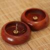 4 Holes Rosewood Bowl Shape Incense Burner Stick Holder Censer Home Decoration