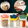 5 In 1 Plastic Dispenser Camping Spice Container with Airtight Lid, Seasoning Spice Dispenser Travel Camping Spice Kit