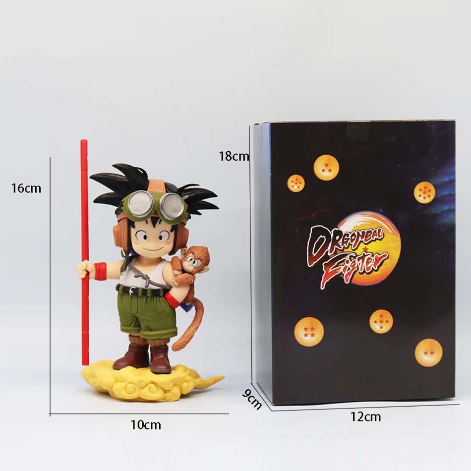 Фигурка Сон Гоку из аниме Dragon Ball с обезьяной, Малыш Гоку, Фигурка действия 26 см, ПВХ, Статуэтка, Коллекционная модель, Игрушки, Подарки