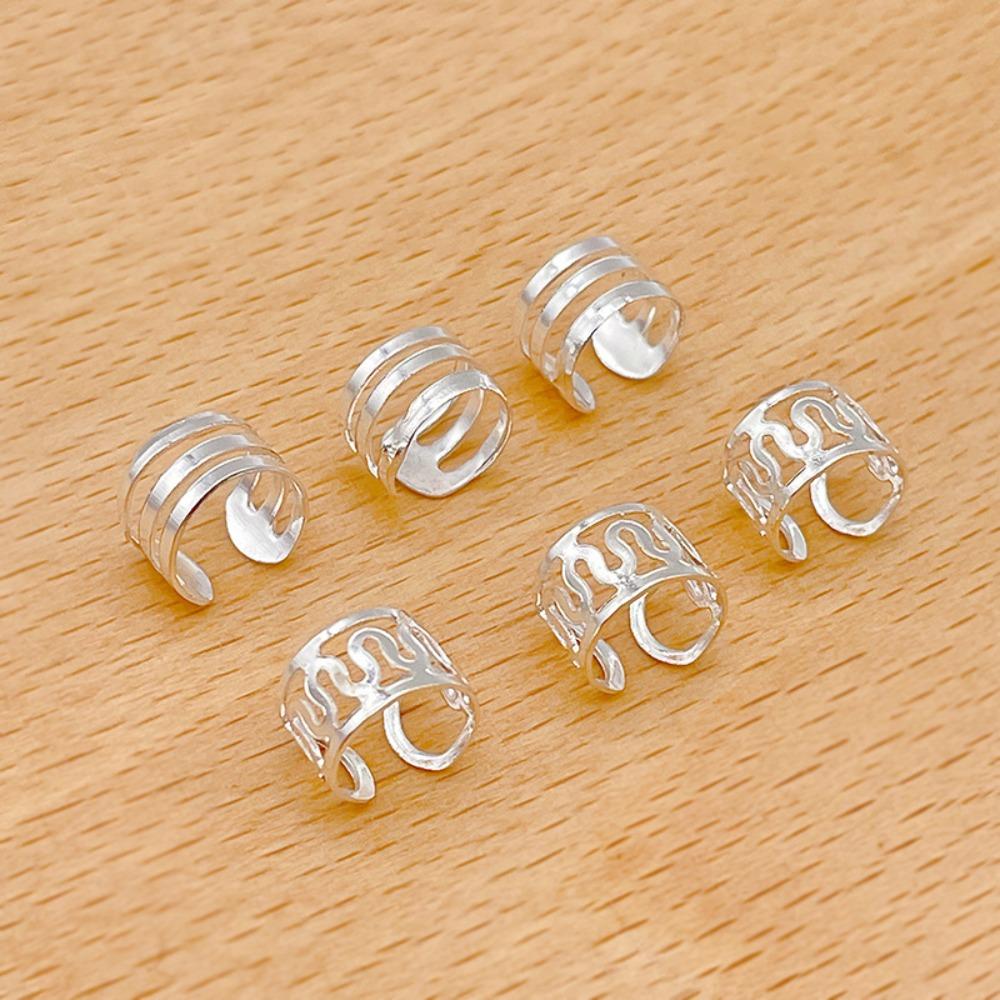 50 шт., грязная коса, заколка для волос, полые пряжки для волос, плетение волос, металлические манжеты, украшение