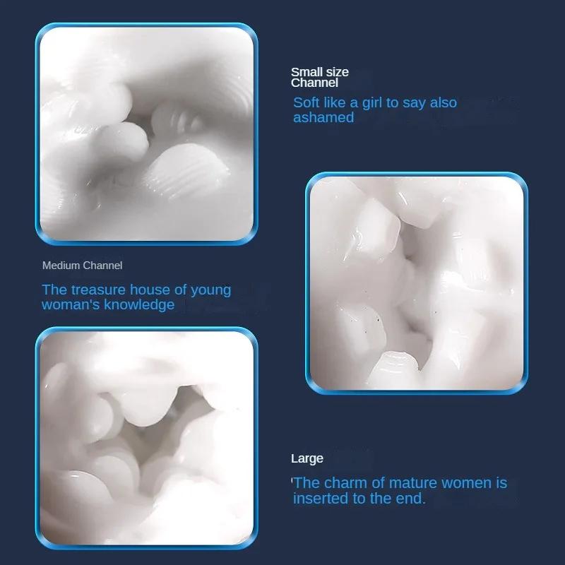 Мужской мастурбатор с 3 отверстиями, мягкая киска, секс-игрушки для взрослых, упражнения на выносливость, секс-товары, вакуумная карманная чашка для мужчин