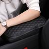 Universal Car Armrest Cushion Cover Center Console Box Pad Leather Protector